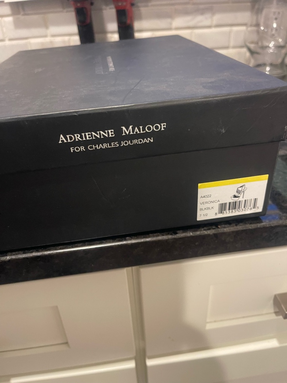 Adrienne Maloof for Charles Jourdan Shoe Box - Black